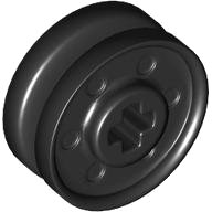 LEGO part Wheel 18mm D. x  8mm with Fake Bolts and Shallow Spokes and Axle Hole 56903