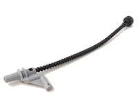 LEGO part Duplo Hose 11L with Stud Holder and Light Bluish Gray Nozzle 58498c01