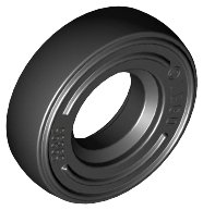 LEGO part Tyre 14 x 4 Smooth Small Single [New Style] 59895