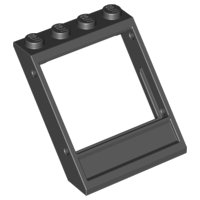 LEGO part Window 4 x 4 x 3 Roof with Bottom Panel 60806
