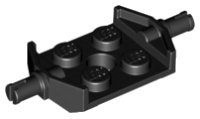 LEGO onderdeel Plate, Modified 2 x 2 with Wheels Holder Wide and Hole 6157