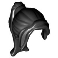 LEGO part Minifigure, Hair Female Ponytail Long with Side Bangs 62696