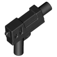 Minifigure, Weapon Gun, Pistol Automatic Medium Barrel, numero pezzo LEGO 62885
