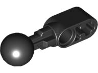 Technic, Liftarm, Modified Ball Joint Straight 1 x 2 with 1 Hole in Ball, numéro de pièce LEGO 64276