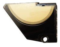 LEGO onderdeel Technic, Panel Fairing #13 Large Short Smooth, Side A with Dark Tan Semicircle Pattern (Sticker) - Set 42083 64394pb018
