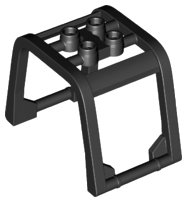 LEGO onderdeel Windscreen 6 x 4 x 3 1/3 Roll Cage 64450