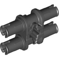 LEGO onderdeel Technic, Pin Double with Axle Hole with Squared Pin Holes 65098