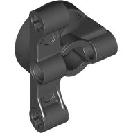 LEGO part Technic, Steering Wheel Hub Holder with 2 Pin Holes and 2 Arms with Axle Holes without Slots (Reinforced) 65766