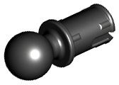 LEGO part Technic, Pin with Friction Ridges and Tow Ball (Undetermined Type) 6628u