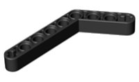 Technic, Liftarm, Modified Bent Thick 1 x 9 (6 - 4), LEGO Teilenummer 6629