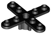 LEGO onderdeel Propeller 4 Blade 5 Diameter with Rounded Ends and Closed Hub 67737