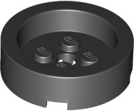LEGO part Brick, Round 4 x 4 with Recessed Center and Hole 68325