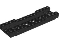 LEGO part Vehicle, Base 4 x 10 x 1 with 2 x 12 Recessed Center, Smooth Underside and 6 Holes 7035