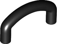 LEGO part Bar, Curved U-Shape 2 x 3 7052