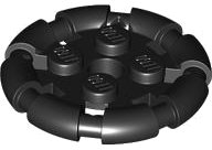 LEGO part Plate, Modified 2 x 2 with Bar Frame Round 7068