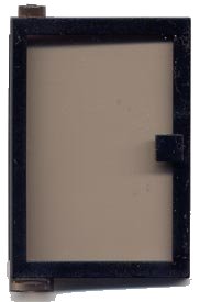 LEGO onderdeel Door 1 x 4 x 5 Left with Trans-Brown Glass 73436c03