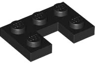 LEGO onderdeel Plate, Modified 2 x 3 with 1 x 1 Cutout 73831