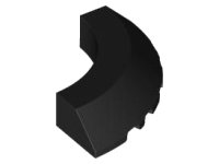 LEGO onderdeel Brick, Round Corner 5 x 5 with Slope 45 Edge without Studs 76795