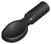 LEGO part Equipment Cutlery - Spoon, Flat Bottom 80179
