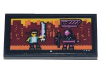 LEGO onderdeel Tile 2 x 4 with TV Display Video Game (Prime Empire), Minifigures Fighting with Swords Pattern (Sticker) - Set 71741 87079pb0860
