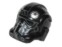 LEGO onderdeel Minifigure, Headgear Helmet SW Stormtrooper Type 2, TIE Fighter Pilot Pattern (Rebels Cartoon Style) 87556pb06