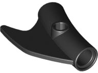 LEGO onderdeel Technic, Pin Connector Round Curved with Fin and Hole 87745