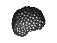 LEGO part Minifigure, Hair Bubble Style (Afro) 87995