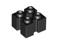 LEGO part Brick Special 2 x 2 with Grooves and Axle Hole 90258