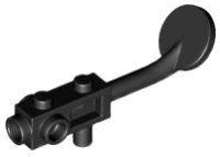 LEGO onderdeel Minifigure, Utensil Metal Detector, no Stud on Search Head 93106