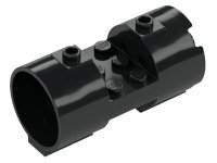 Cylinder 3 x 6 x 2 2/3 Horizontal - Square Connections Between Interior Studs, LEGO onderdeelnummer 93168