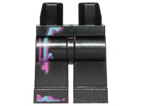 LEGO onderdeel Hips and Legs with Magenta and Medium Azure Markings Pattern 970c00pb0283