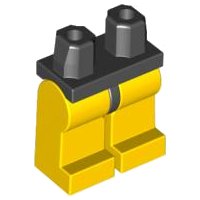 LEGO part Hips and Black Legs 970c03