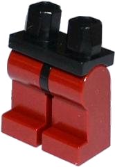 LEGO part Hips and Dark Red Legs 970c59