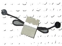 LEGO onderdeel String with End Studs (20L Overall) with (Same Color) Studs Pattern x127c20pb01