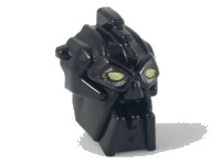 LEGO onderdeel Minifigure, Head, Modified Bionicle Inika Toa Nuparu Pattern x1822px1