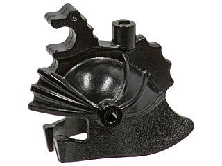 LEGO part Minifigure, Headgear Helmet Castle with Dragon Crown Top (x43)