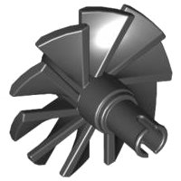 LEGO part Engine, Large, Center, 10 Blades x577