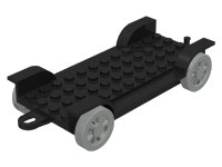 LEGO onderdeel Fabuland Car Chassis 6 x 12 with Hitch x852c01