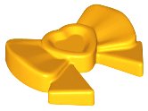 LEGO onderdeel Friends Accessoires Haaraccessoire, Strik met Hart, Lange Lint, en Kleine Pinstift 11618