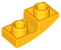 LEGO onderdeel Schuin, Gebogen 2 x 1 x 2/3 Omgekeerd 24201