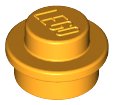 LEGO part Plate, Round 1 x 1 4073