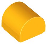 LEGO part Slope, Curved 1 x 1 x 2/3 Double 49307