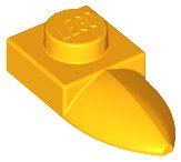 LEGO part Plate Special 1 x 1 with Tooth 49668
