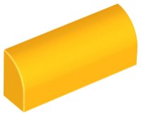 LEGO part Slope, Curved 1 x 4 x 1 1/3 6191