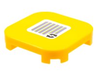 LEGO part Tile, Modified 4 x 4 with Rounded Corners and 4 Feet with Super Mario Scanner Code 2 Arrows Cycle Pattern (Sticker) - Set 71360 68869pb002