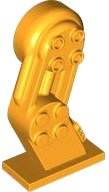 LEGO part Large Figure Leg Left with Black Rotation Joint Pin 70946