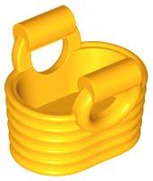 LEGO onderdeel Minifigure, Utensil Basket - Flexible Rubber 93092