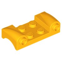 LEGO part Vehicle, Mudguard 2 x 4 with Headlights and Curved Fenders 93590