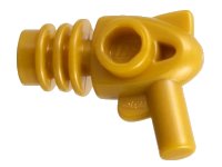 Minifigur, Waffe Weltraum-Strahlengewehr - gerundete Wärmeabweiser in perlmutt gold, LEGO Teilenummer 13608