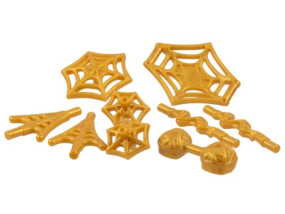 LEGO part Minifigure, Weapon Pack Spider-Man Web Effects, 9 in Bag (Multipack) (36083)